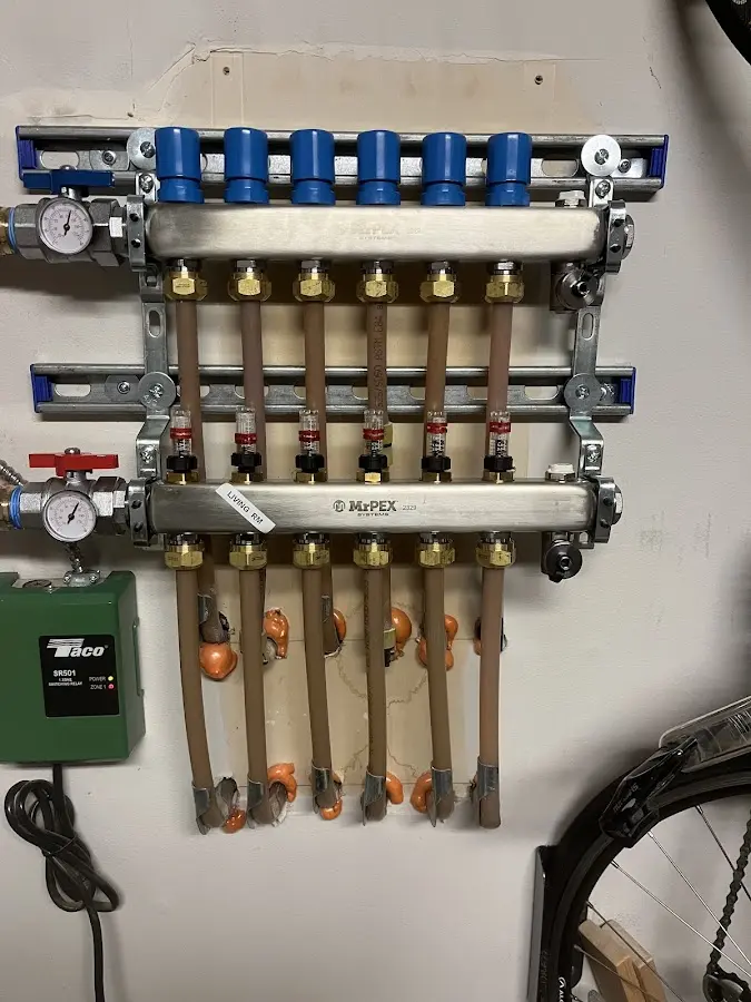 Plumber performing Leak Detection at a residential property in Gustine